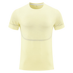 2025 New Cross-Border Summer Ice Silk Short-Sleeve T-Shirt for Men - Thin, Breathable, Quick-Drying Running/Training Wear