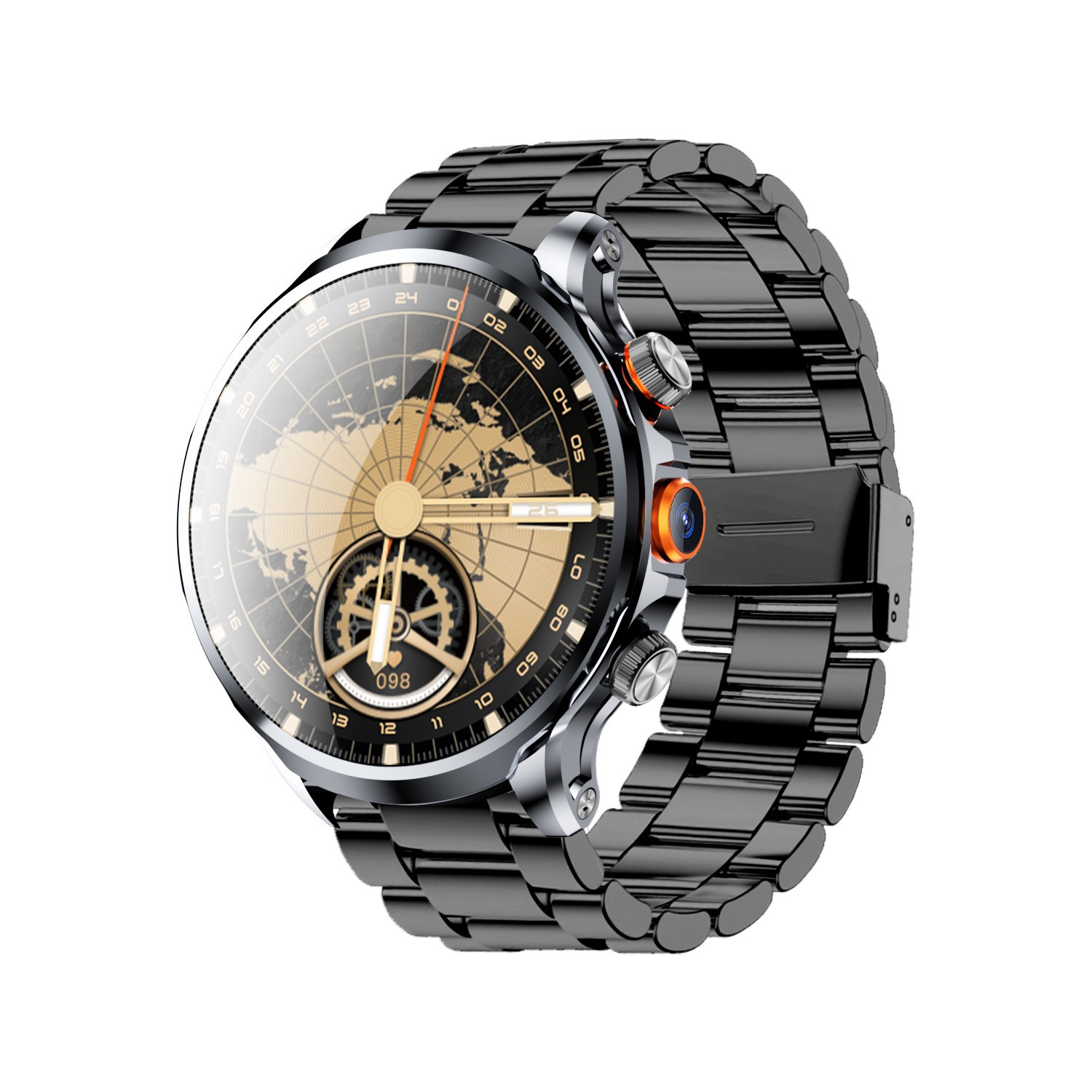 5G Global Connectivity H18 Smartwatch - 1.85-inch HD Round Screen, 5G SIM Card Slot + Independent App Download