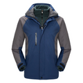 Autumn and Winter Thickened Climbing Jacket Outerwear Detachable Men's and Women's Outdoor 3-in-1 Windproof Jacket Cold-Weather Gear