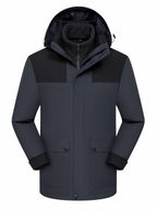 New High-Quality Best-Selling Windbreaker Outdoor Men's and Women's Matching Color Removable Hood Waterproof Windproof Mountaineering Jacket