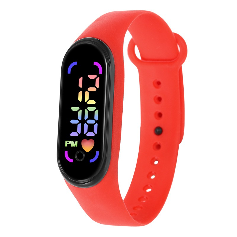 LED Sports Watch - Waterproof, Universal Design for Men/Women, Korean Minimalist Style, Student Digital Watch