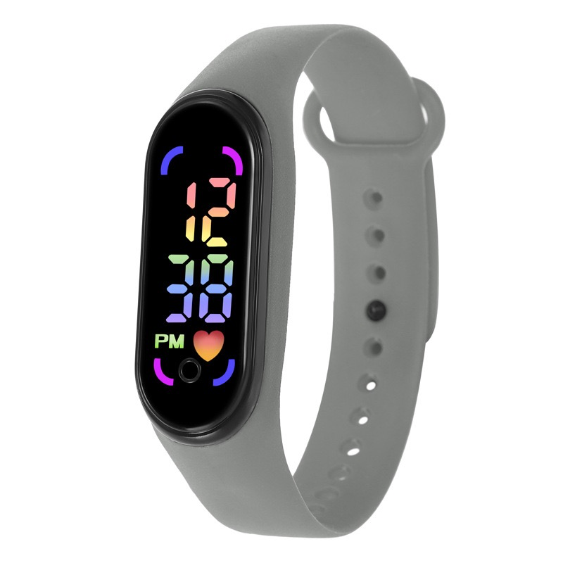 LED Sports Watch - Waterproof, Universal Design for Men/Women, Korean Minimalist Style, Student Digital Watch