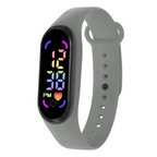 LED Sports Watch - Waterproof, Universal Design for Men/Women, Korean Minimalist Style, Student Digital Watch