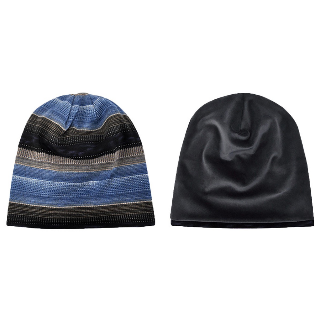 Three Feet Bird Autumn and Winter Men's and Women's Striped Bald Head Outdoor Ski Cycling Windproof Earmuff Warmth Scarf Hood Wholesale