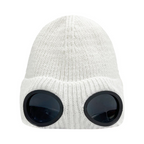 Winter Goggles & Hat Set - Windproof, Thickened Ski Goggles & Knitted Hat for Men & Women