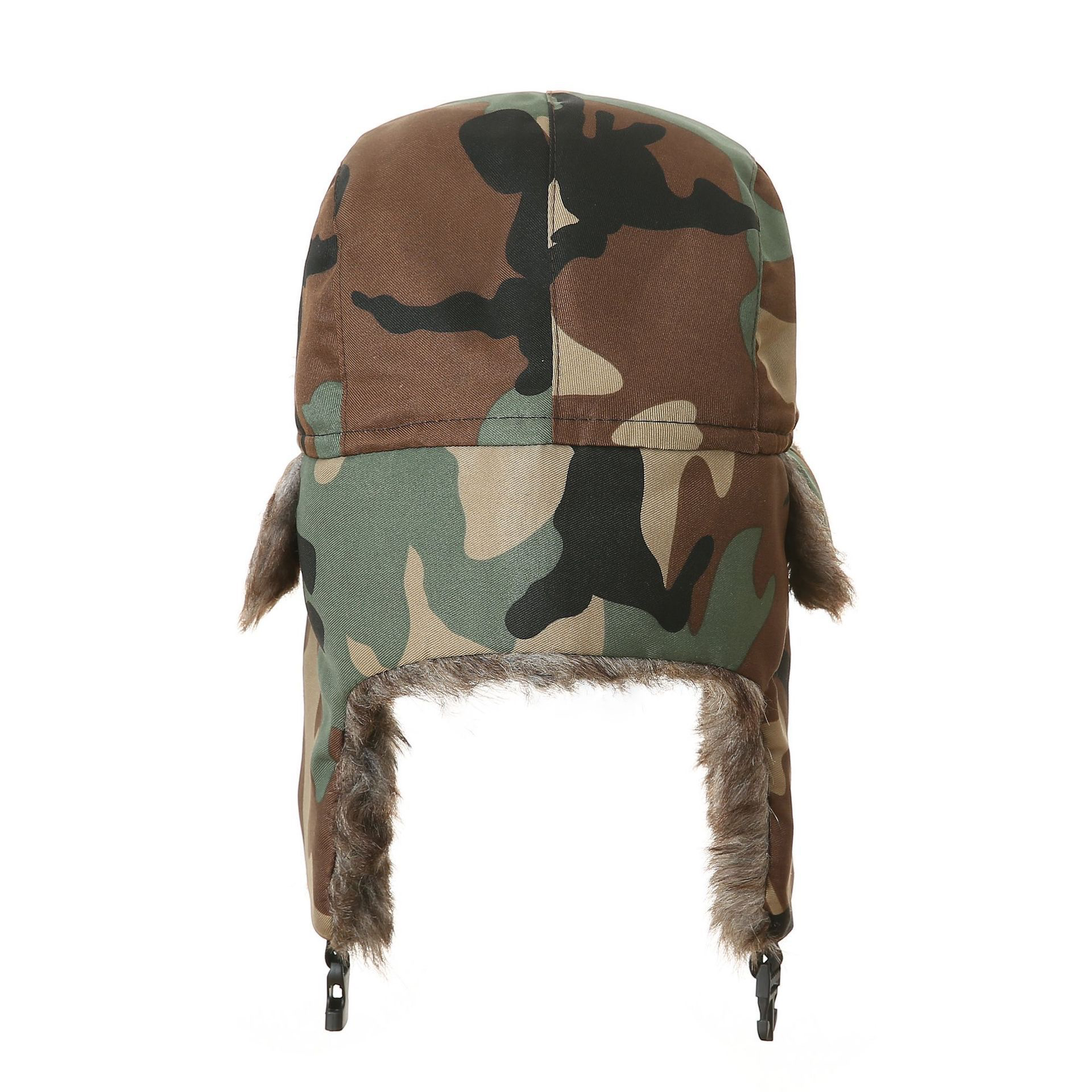 Manufacturer Direct - Camouflage Mao Hat for Men's Winter Cycling, Skiing & Outdoor Activities