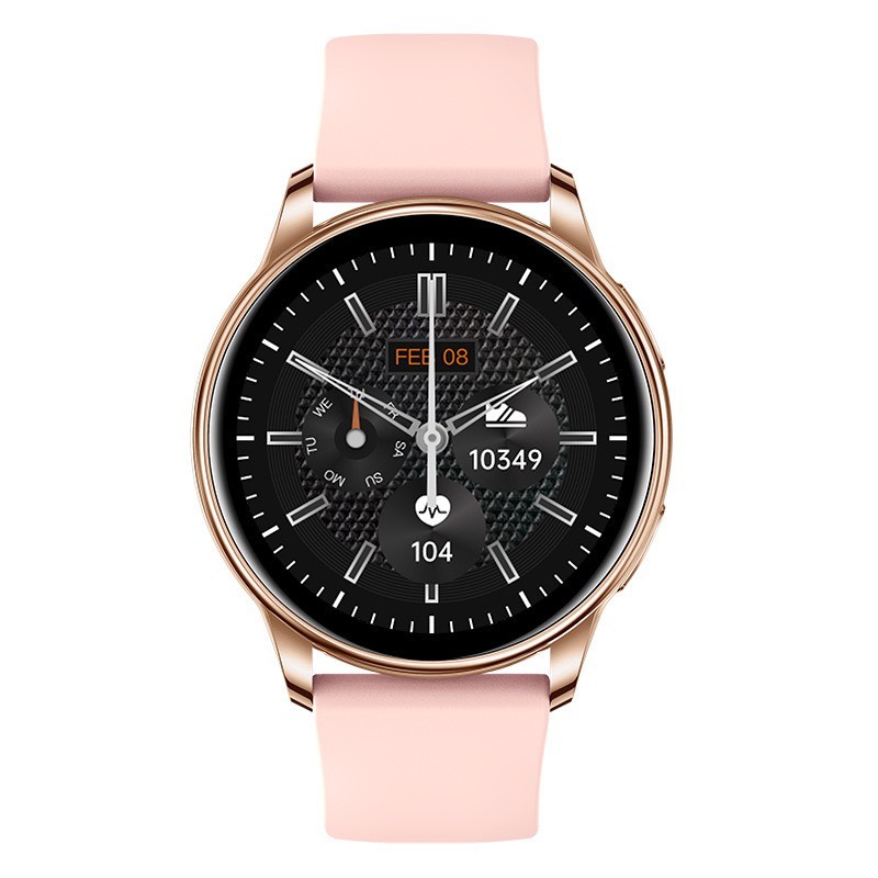 New Y33 Smart Couple Watch - Round Screen, Bluetooth Calling, Heart Rate, Blood Oxygen, Sleep Monitoring, Activity Tracking