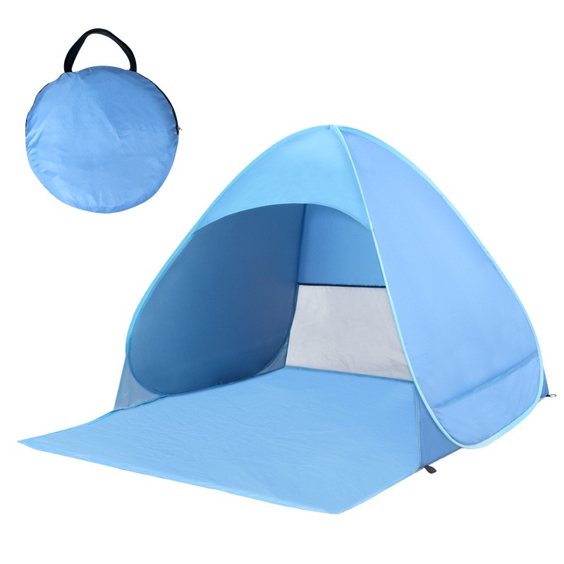 Automatic Pop-Up Tent - Quick-Deploy Beach/Festival Tent with UV Protection & Waterproofing