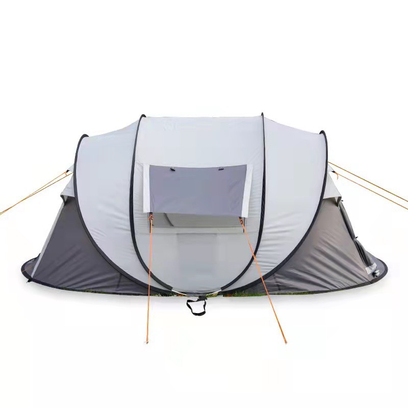 Boat-Shaped Tunnel Tent - Waterproof 5-8 Person Camping Shelter for Group Outings