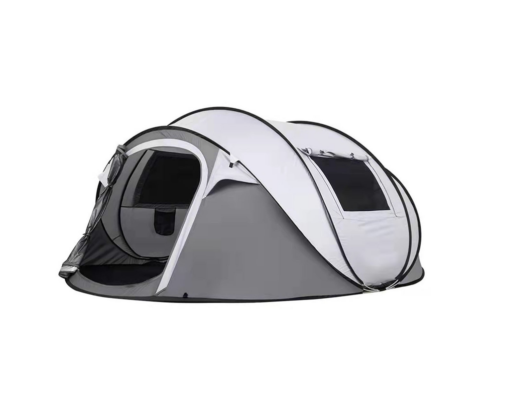 Boat-Shaped Tunnel Tent - Waterproof 5-8 Person Camping Shelter for Group Outings