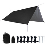 Silvery Blackout Canopy - Lightweight UV-Proof Outdoor Canopy for Picnics & Camping
