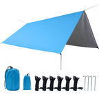 Silvery Blackout Canopy - Lightweight UV-Proof Outdoor Canopy for Picnics & Camping