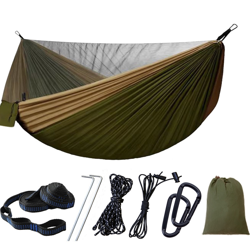Upgrade Mosquito Net - Parachute Material, Quick-Setup for 2-Person Camping