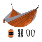 Nylon Hammock - Lightweight, Colorful Parachute Fabric for 2-Person Camping