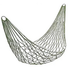 Mesh Hammock - Portable Nylon Net Design with Storage Bag for Solo Camping