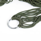 Mesh Hammock - Portable Nylon Net Design with Storage Bag for Solo Camping