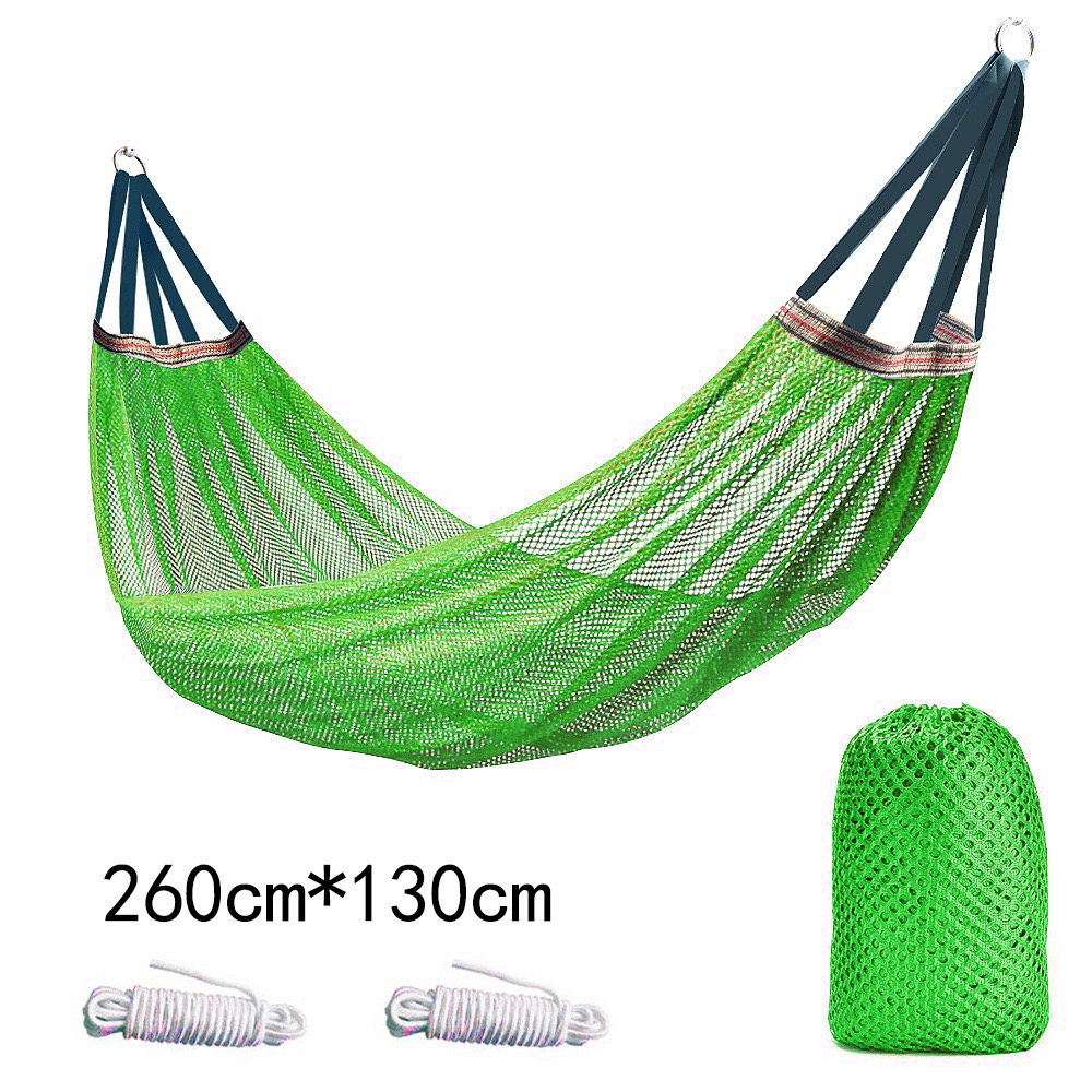 Ice Silk Hammock - Breathable Mesh Design with Swing Frame for Camping