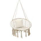 Round Cotton Swing - Nordic-Inspired Indoor/Outdoor Hammock for Relaxation