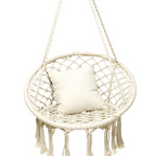 Round Cotton Swing - Nordic-Inspired Indoor/Outdoor Hammock for Relaxation