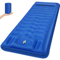 Inflatable Mat - Outdoor Portable Camping Sleeping Pad, Moisture-Proof Foot Inflatable Mattress, Camping Single-Person Strap-Thickened Air Mattress