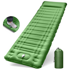Inflatable Mat - Outdoor Portable Camping Sleeping Pad, Moisture-Proof Foot Inflatable Mattress, Camping Single-Person Strap-Thickened Air Mattress