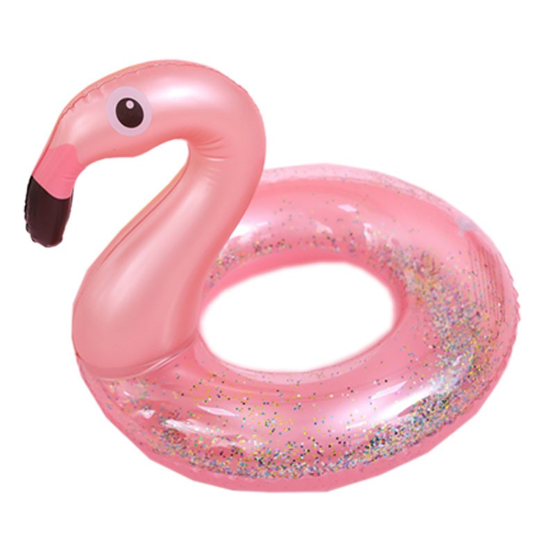 New Sparkling Firebird Swimming Ring - Rainbow Mermaid Tail Swimming Ring, 70cm