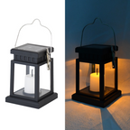 Solar Small Palace Lantern - Solar Outdoor Courtyard Lamp, Portable Hanging Lantern, Garden Candle Light Decoration