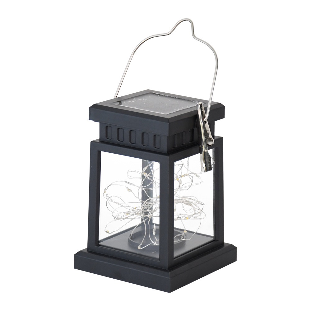 Solar Small Palace Lantern - Solar Outdoor Courtyard Lamp, Portable Hanging Lantern, Garden Candle Light Decoration