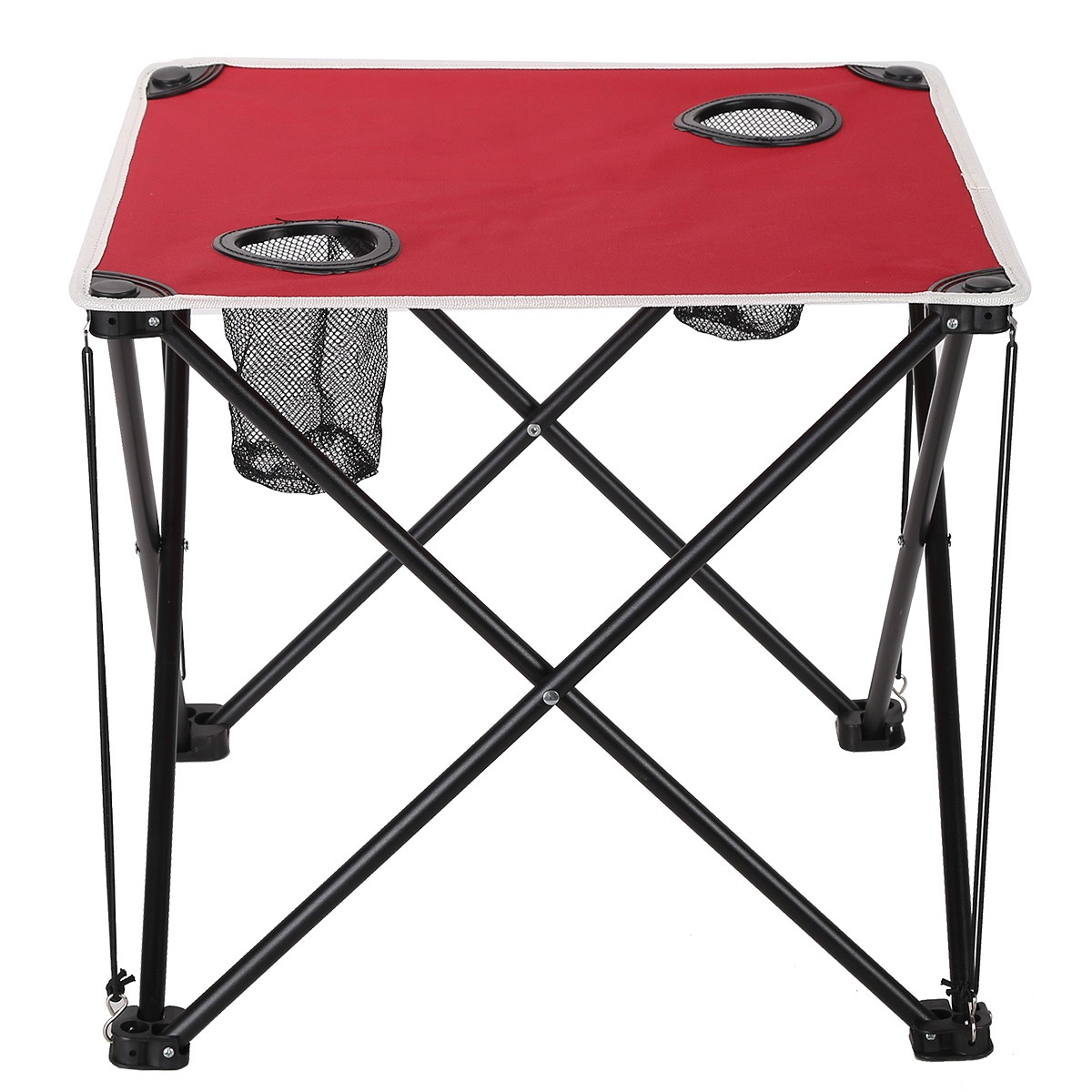 Outdoor Folding Table and Chair Set - Oxford Cloth Backrest, Portable Storage Lightweight Camping Sketching Folding Table