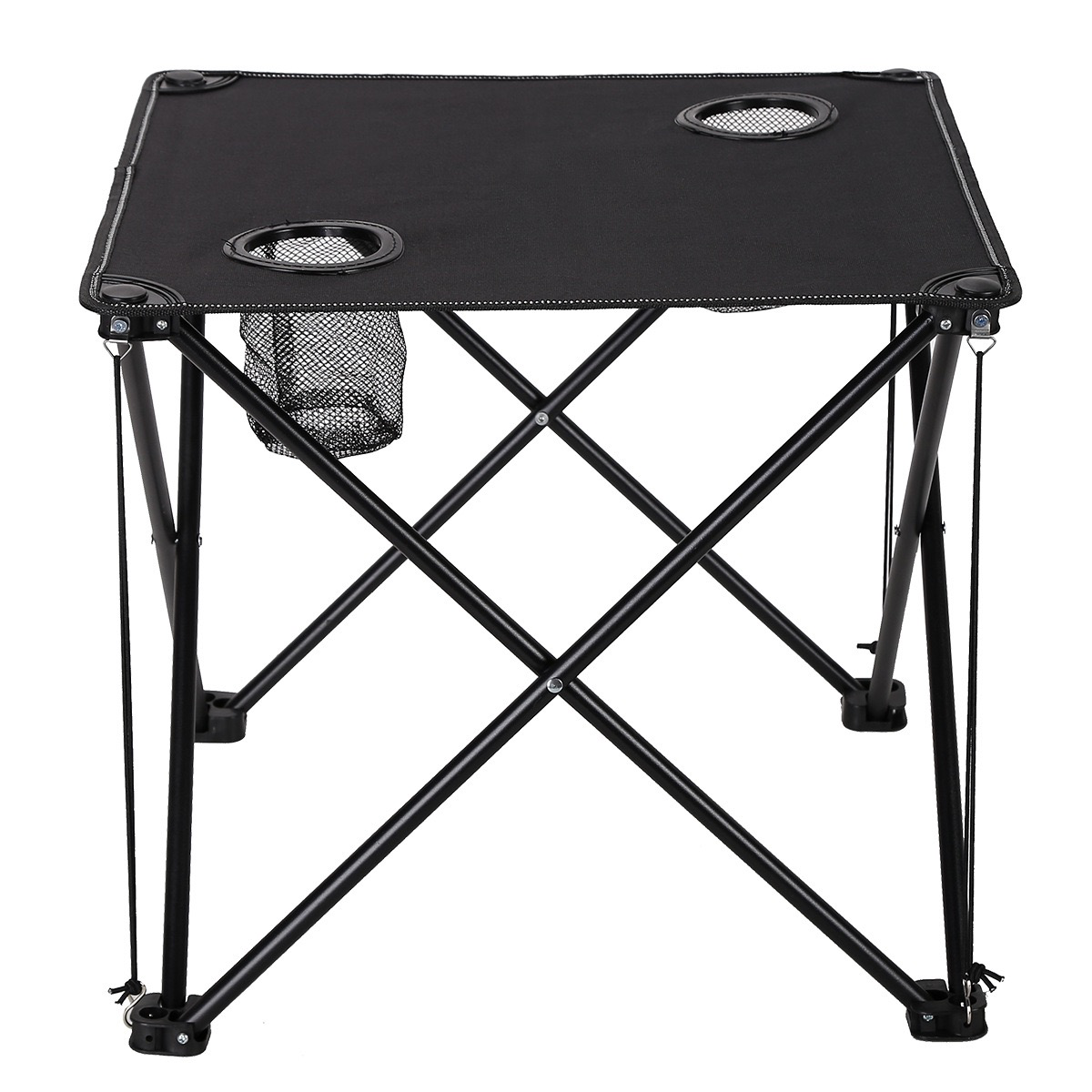 Outdoor Folding Table and Chair Set - Oxford Cloth Backrest, Portable Storage Lightweight Camping Sketching Folding Table