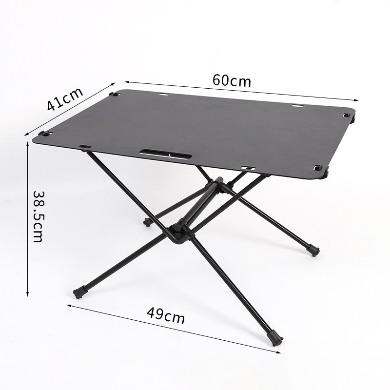 Spot Outdoor Portable Aluminum Alloy Folding Table - Lightweight Camping Aluminum Tactical Table Board Stand Wholesale