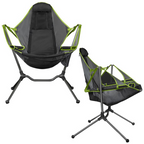 Outdoor Camping Rocking Chair - Portable Folding Chair, Outdoor Camping Moon Chair, Courtyard Leisure Swing Chair, Fishing Seat