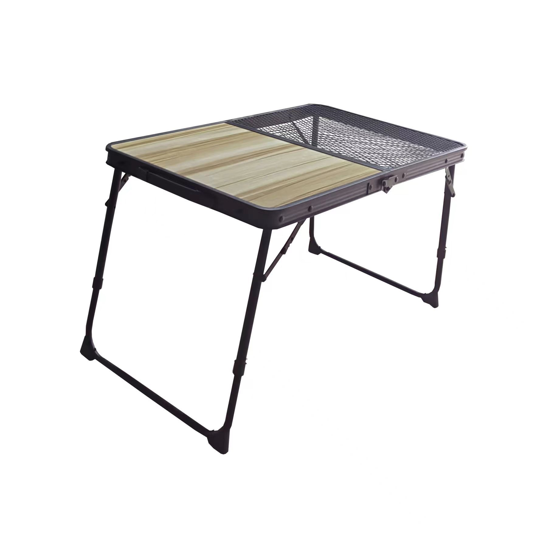 Outdoor Folding Mesh Table - Portable Picnic Camping Table and Chair Equipment, Easy Storage Aluminum Alloy Small Tea Table