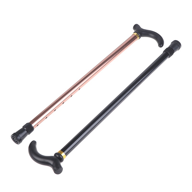 2-Section Reinforced Trekking Stick - Aluminum Alloy Ultra-Lightweight Non-Slip Senior Stick, Telescopic Crutch, Walking Assistance Stick