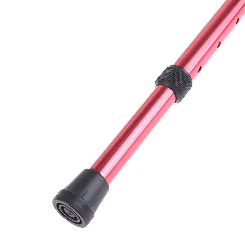 2-Section Reinforced Trekking Stick - Aluminum Alloy Ultra-Lightweight Non-Slip Senior Stick, Telescopic Crutch, Walking Assistance Stick