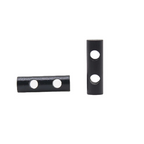 Outdoor Survival Double-Hole Fire Starter - Miniature Perforated Flint, Camping-Specific Magnesium Stick Woven Bracelet Accessory