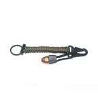 Eagle Claw Keychain Survival - Special Duty Buckle Flint, Paracord Braided Outdoor Camping Multi-Function Quick-Release Keychain