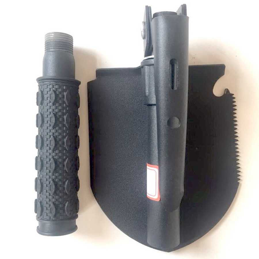 Shovel surface hardness 50 degrees engineer shovel four in one portable folding shovel outdoor travel hiking camping life saving shovel