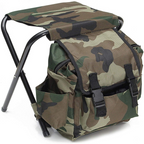 Camouflage Leisure Outdoor Portable Hiking Backpack Chair Foldable Fishing Stool Amazon Bestseller Camping Gear