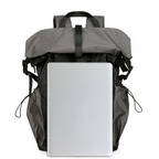 Street Fashion Backpack Men's Premium Foldable Drawstring Backpack Outdoor Travel Backpack Casual Backpack for Men