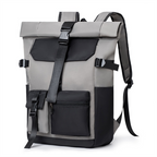 Fashion trend travel backpack computer bag fashion bag casual men's backpack contrast color