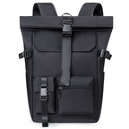 Fashion trend travel backpack computer bag fashion bag casual men's backpack contrast color