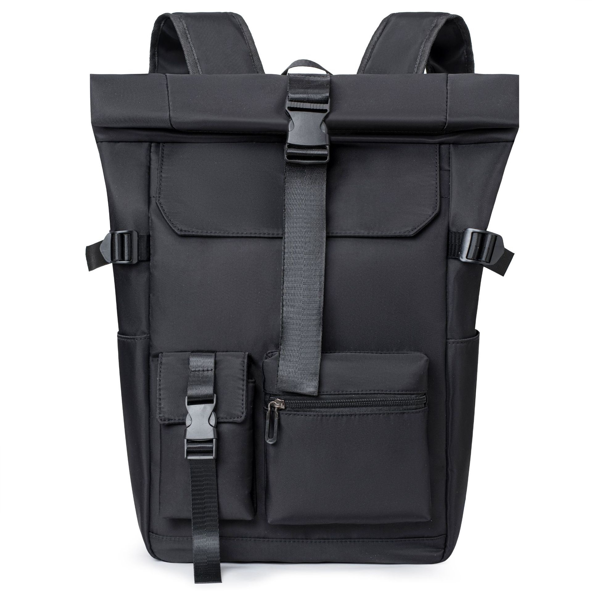 Fashion trend travel backpack computer bag fashion bag casual men's backpack contrast color