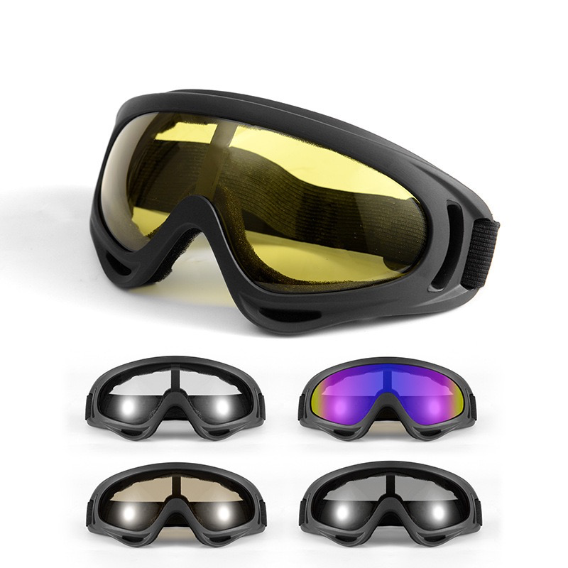 X400 Wind/Sand Goggles - Cycling, Skiing, Motorcycle Protection, Military Tactical Impact-Resistant Replacement Goggles