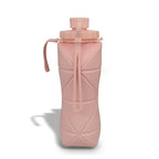 Leton Silicone Folding Water Bottle Large Capacity Sports Flask Outdoor Travel Cup Portable Compressible Flask Wholesale