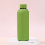 New 304 Stainless Steel Vacuum Insulated Water Bottle Student Small-Mouth Sports Bottle Large Capacity Portable Hiking Flask