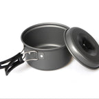 Outdoor Portable 2-3 Person Camping Cookset Picnic Cooking Utensils