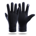 Men's Winter Thermal Gloves 0604 Fleece Autumn Winter Driving Outdoor Cycling Lined Touchscreen Gloves for Men