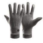 Men's Winter Thermal Gloves 0604 Fleece Autumn Winter Driving Outdoor Cycling Lined Touchscreen Gloves for Men