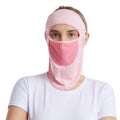 Summer ice silk sunscreen mask face mask full face mask full face headgear facekini female riding mouth and nose mask face cover